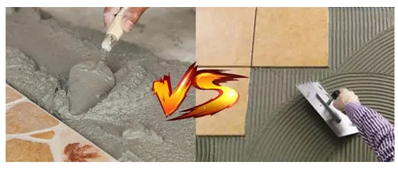 贴瓷砖用水泥砂浆好还是用瓷砖胶好？